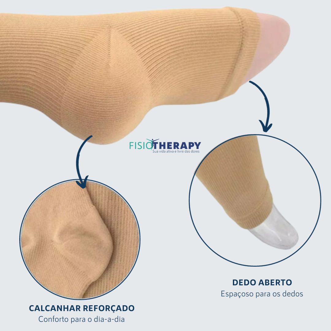 Meia Ortopédica de Compressão com Zíper