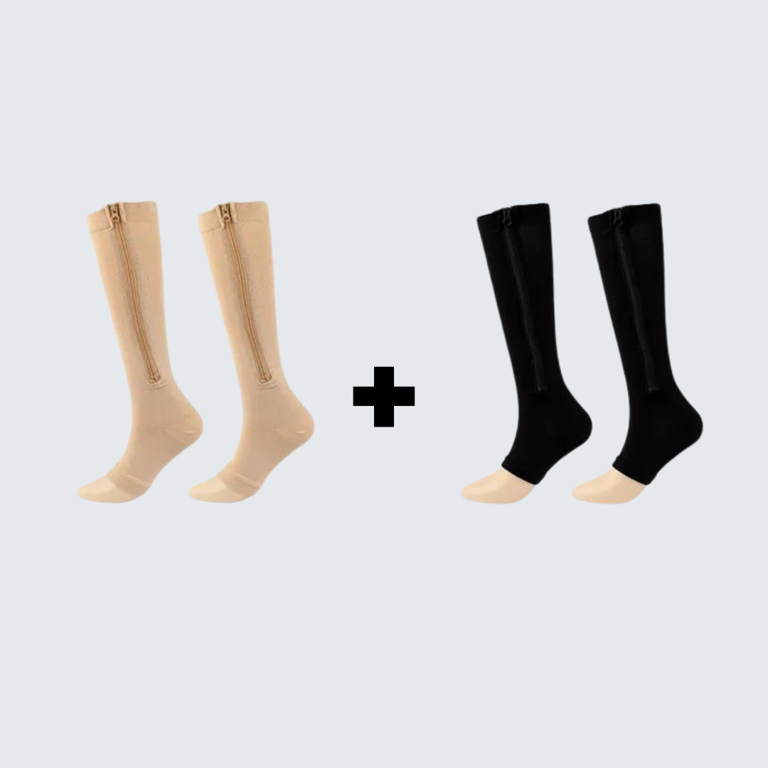 Meia Ortopédica de Compressão com Zíper