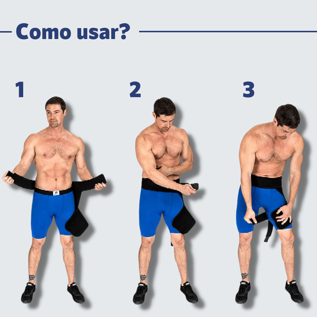 Cinta Para Alívio de Dores no Quadril Nervo Ciático