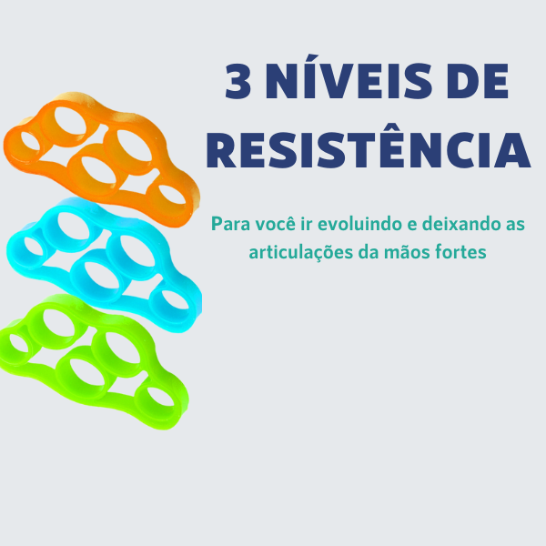 Fita de exercício para articulações da mão 3 por 1