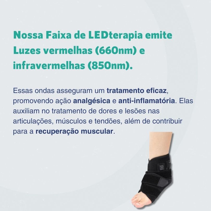 Faixa de LED Terapia para pés