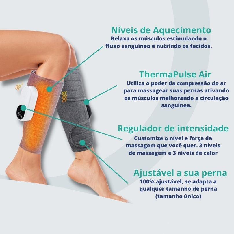 Aparelho deTerapia para pernas inchadas e doloridas
