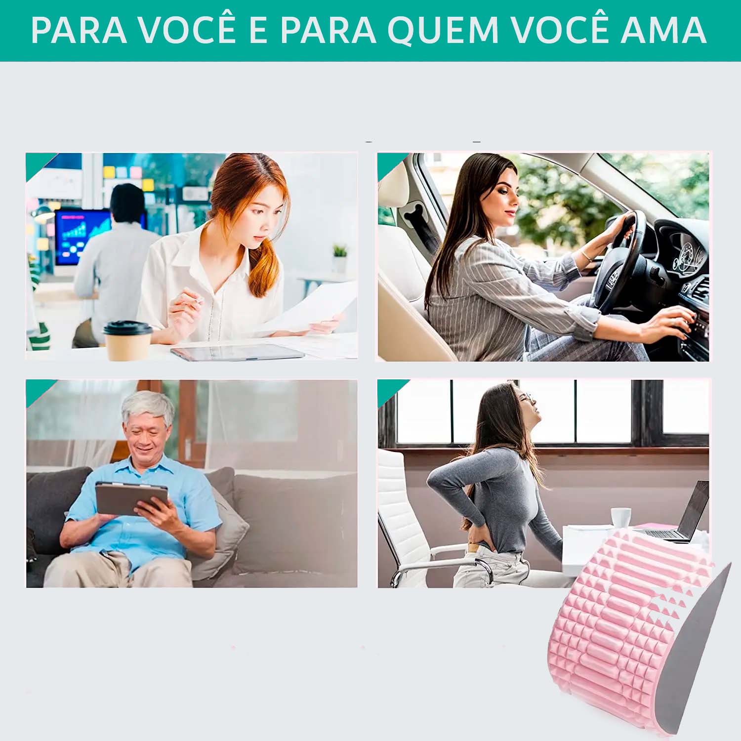 Travesseiro Alongador - Cervical e Coluna