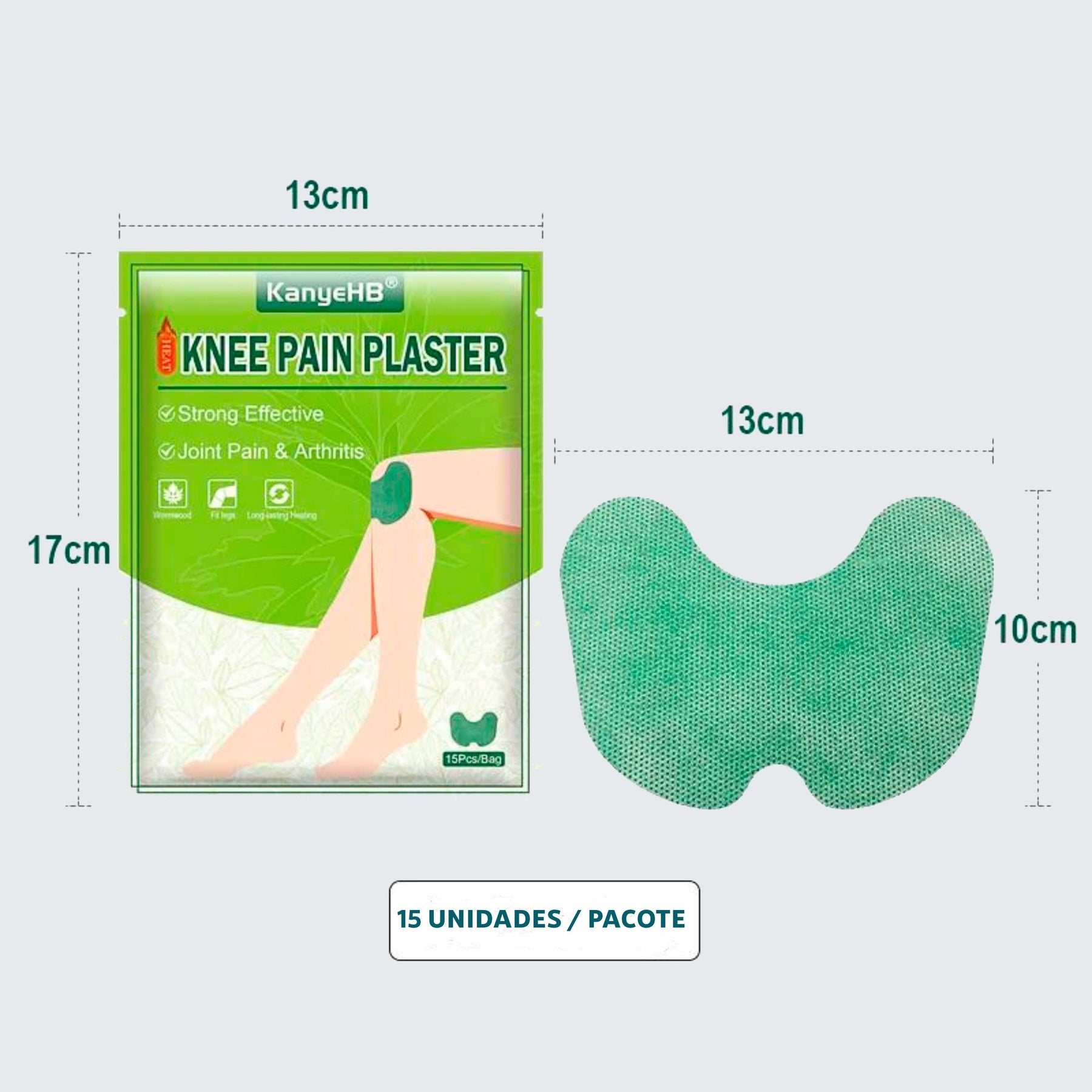 Adesivo para dores no Joelho - Doutor Bem-estar