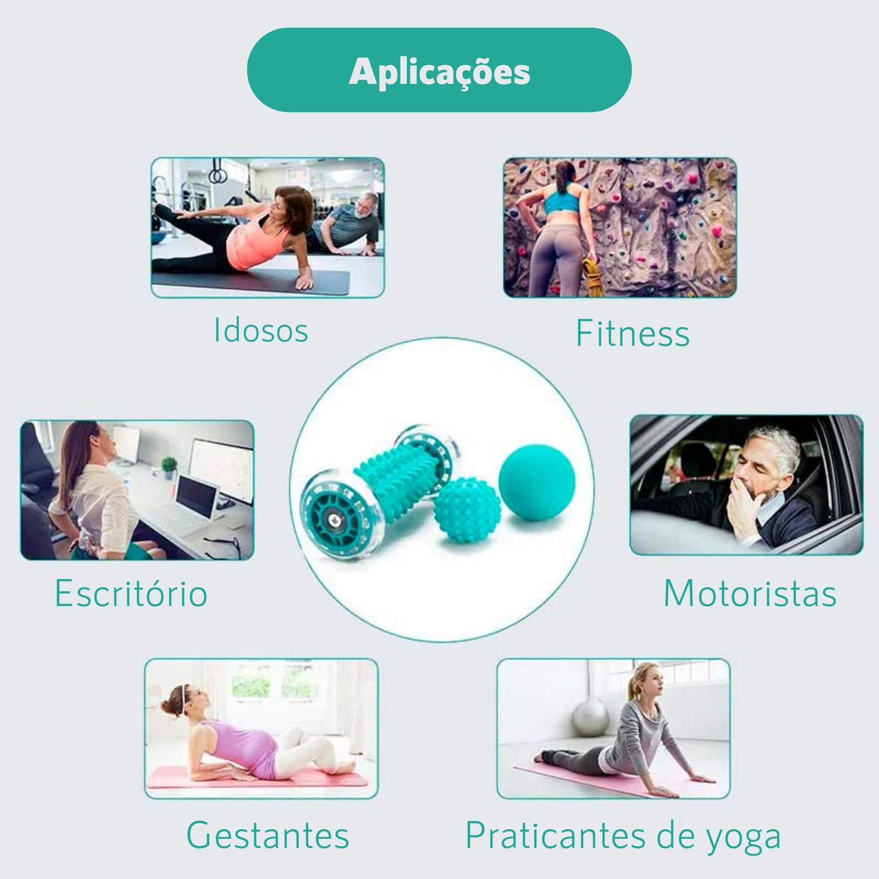 Kit Massageador para Pés