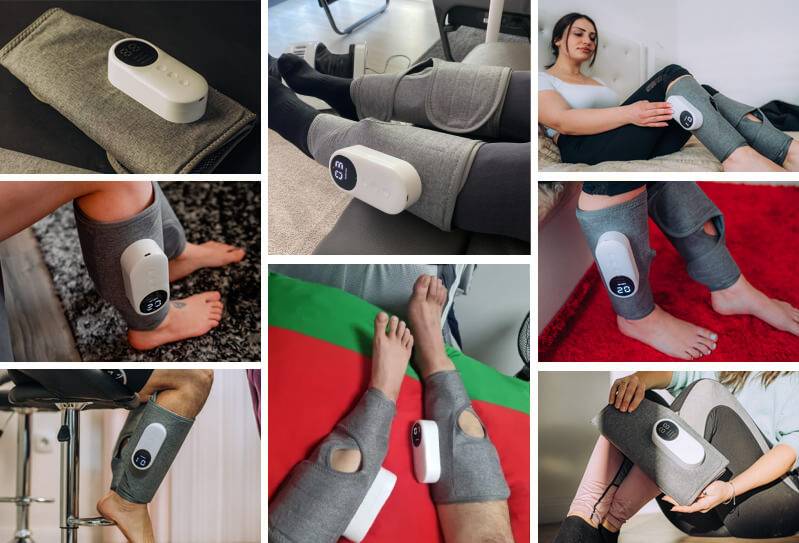 Aparelho deTerapia para pernas inchadas e doloridas