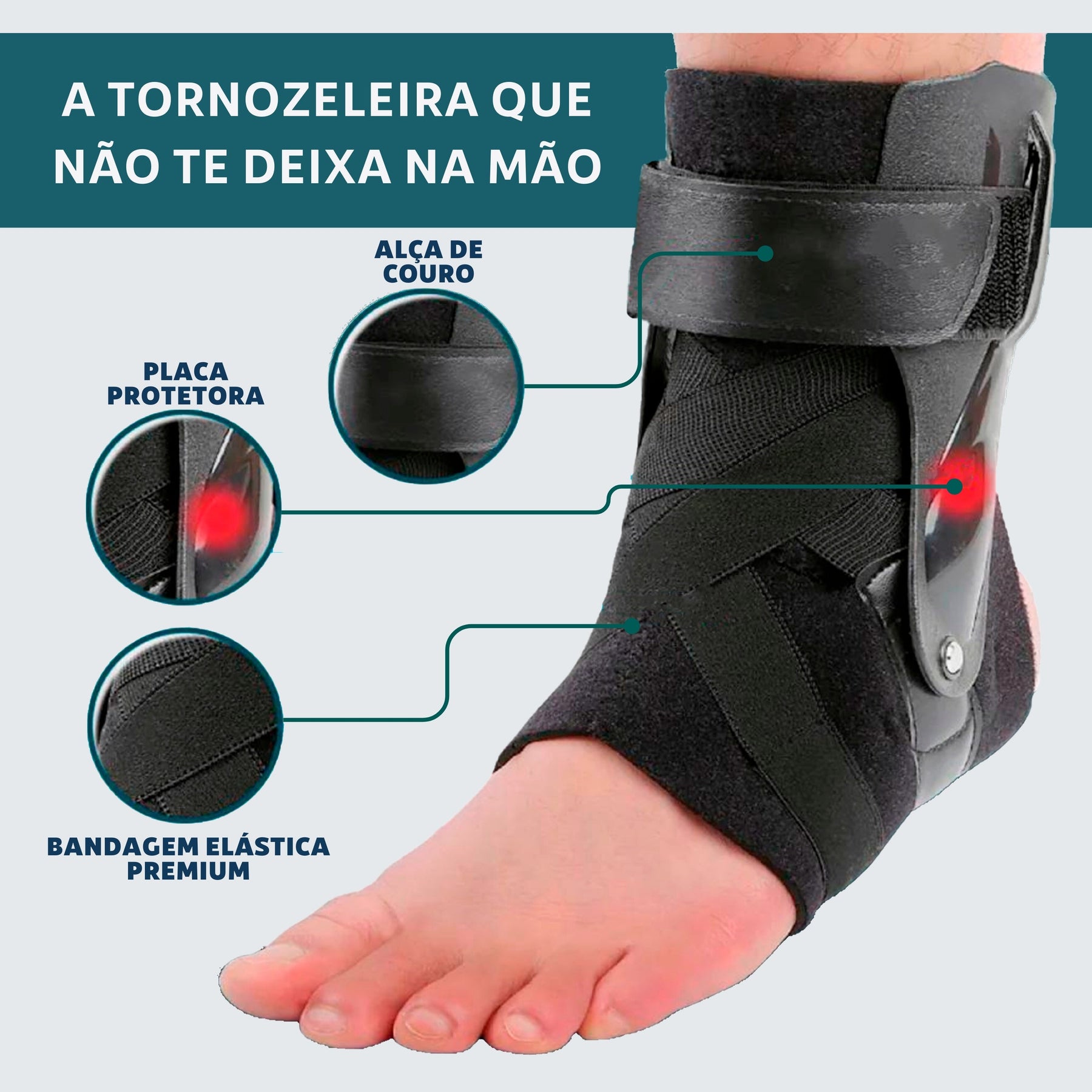 Tornozeleira Ortopédica