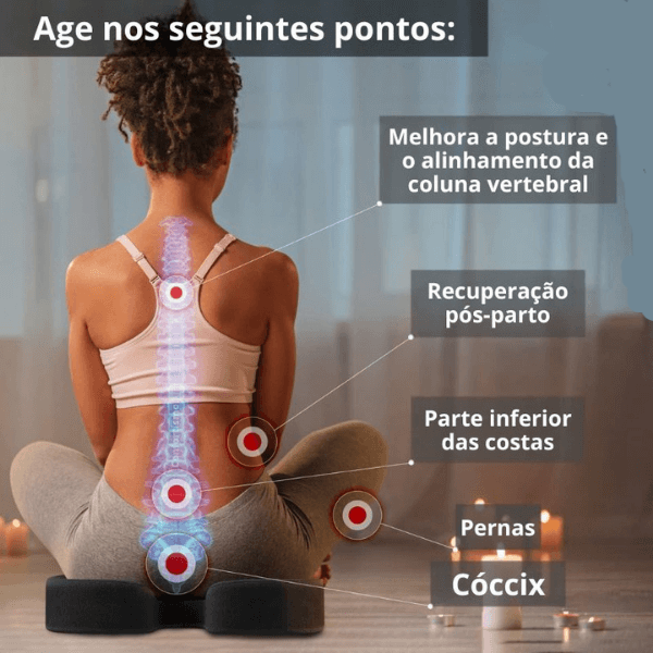 Almofada Ortopédica Postural - Assento gel ultra confortável