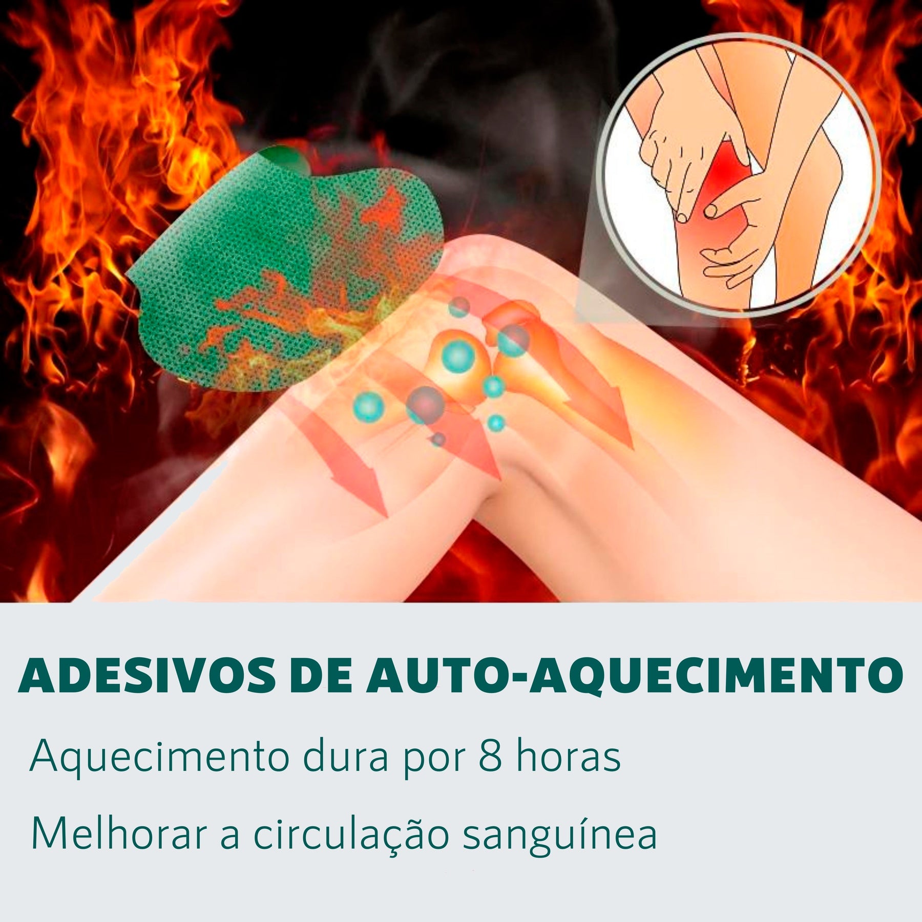 Adesivo para dores no Joelho - Doutor Bem-estar