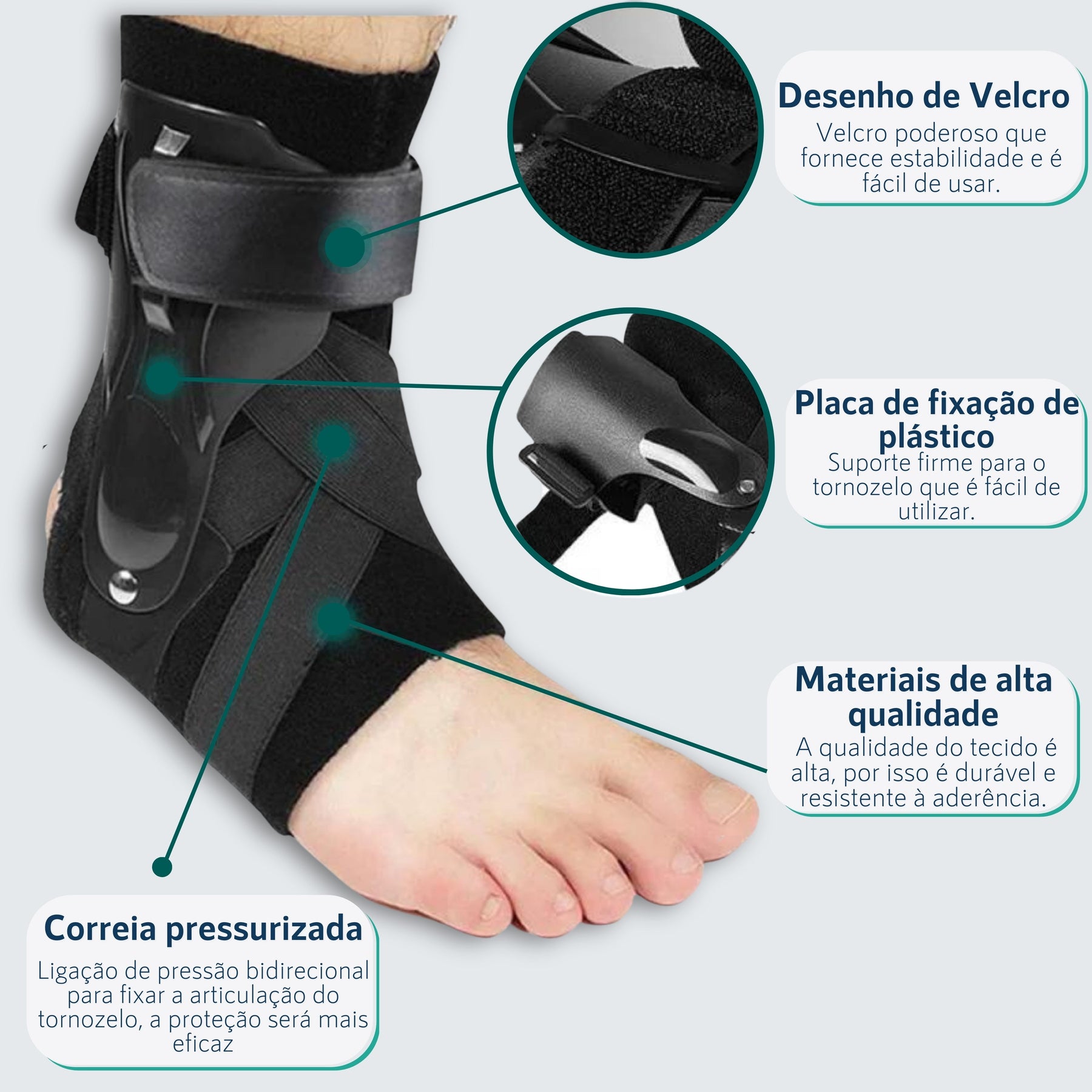 Tornozeleira Ortopédica