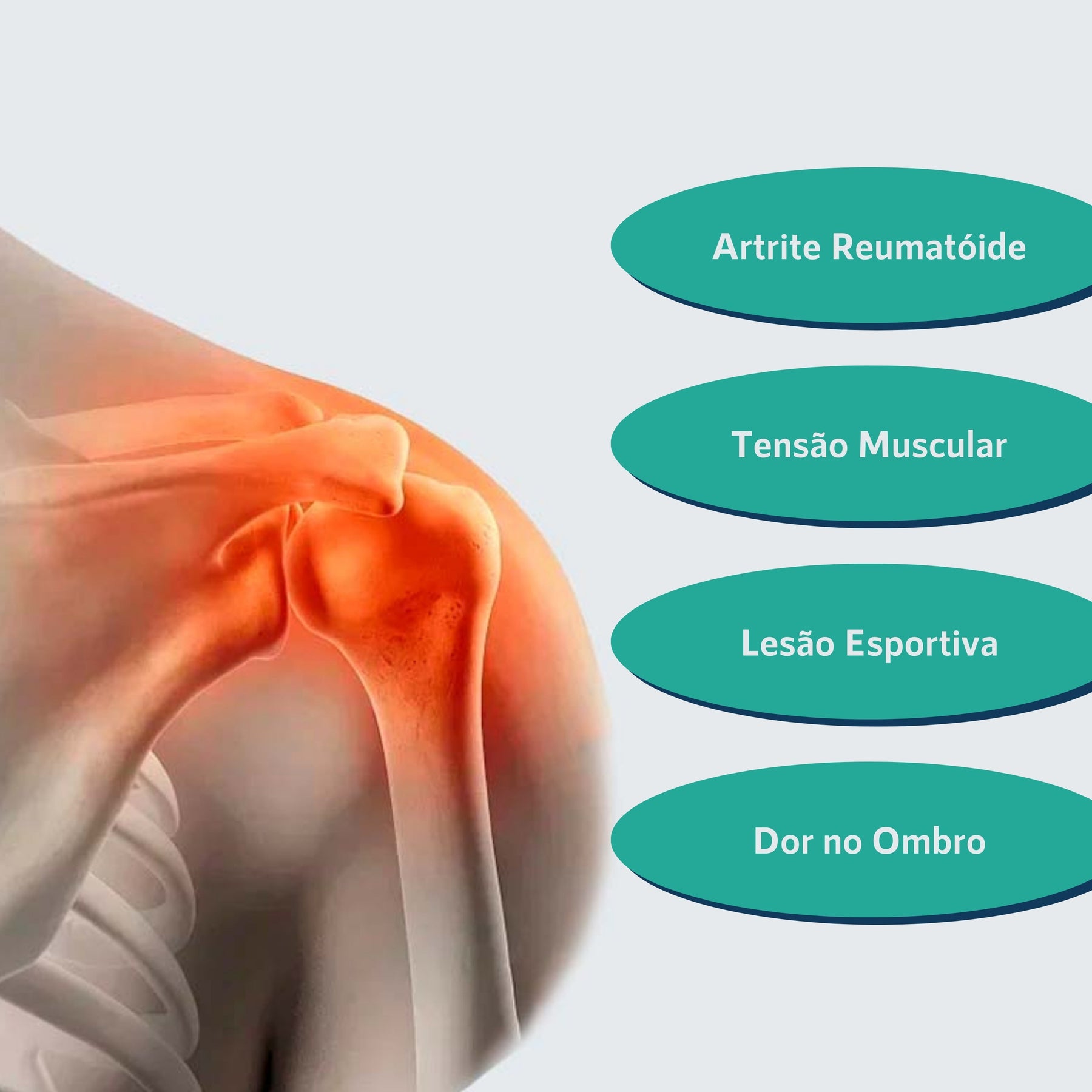 Adesivo Ortopédico para dor nos Ombros (12 Unidades)